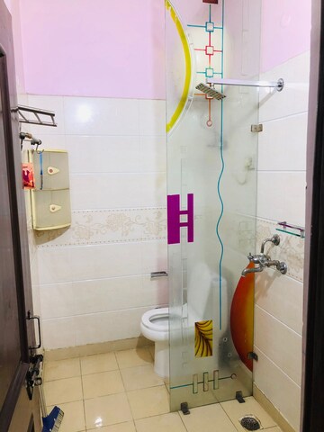 Bathroom in 4 BHK Builder Floor at Gayatri Kunj Ghaziabad, Gyan Khand I – for Rent