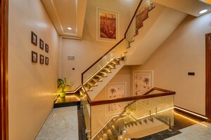 Staircase in 4 BHK Independent House at Vaishali Nagar – for Sale