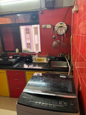 Kitchen in 2 BHK Apartment at Narayan Heritage CHS Ltd, Dahisar West – for Sale