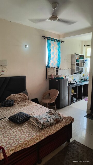 Living Room in 1 BHK Builder Floor at Dhakoli – for Rent