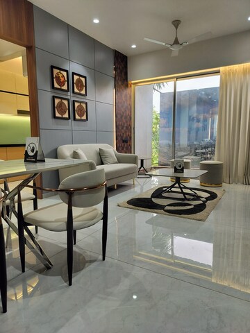 Living Room in 1 BHK Apartment at Nivasa Green City, Dombivli East – for Sale