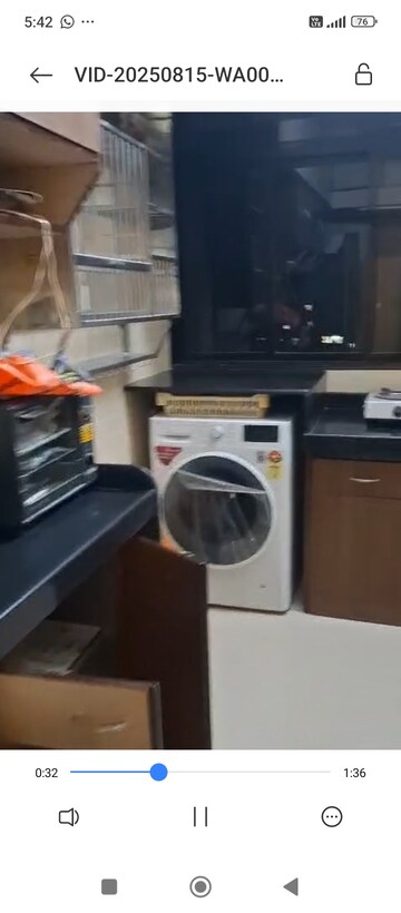 Kitchen in 3 BHK Apartment at Vasant Valley Complex, Malad East – for Rent