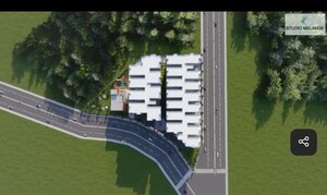 Staircase in 3 BHK Apartment at Atulyam Trident, Kollur – for Sale