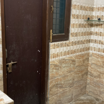 Bathroom in 3 BHK Independent House at RWA Apartments, Nithari Village – for Rent