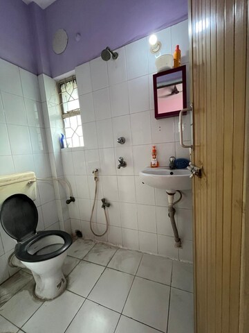 Bathroom in 2 BHK Apartment at Bengal Peerless Alaktika Housing Complex, Rajarhat – for Rent