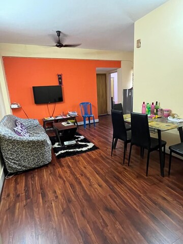 Living Room in 2 BHK Apartment at Bengal Peerless Alaktika Housing Complex, Rajarhat – for Rent