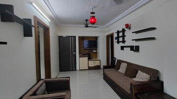 Living Room in 2 BHK Apartment at Sheth Auris Serenity Tower 1, Malad West – for Rent