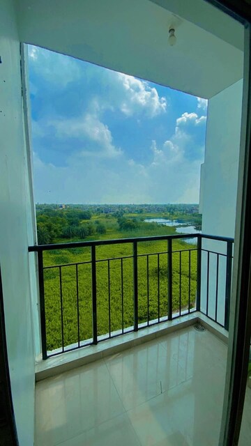 Balcony in 3 BHK Apartment at Ideal Abasan, Narayanpur – for Rent