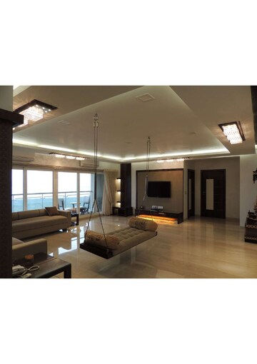 Living Room in 4 BHK Apartment at Palm Paradise, Sanpada – for Sale