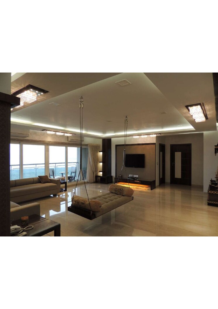 Living Room, palm-paradise 4 Bedroom 2200 Sq.Ft. Apartment In Sanpada Navi Mumbai 9072781
