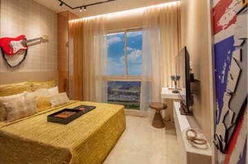 Living Room in 2 BHK Apartment at Transcon Triumph Tower, Andheri West – for Rent