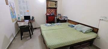 Bedroom in 1 RK Penthouse at Malviya Nagar – for Rent