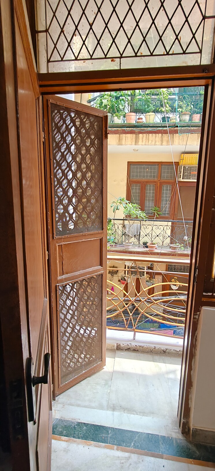 Balcony, malviya nagar 1 Bedroom 500 Sq.Ft. Builder Floor In Malviya Nagar Delhi 9072872