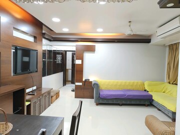 Living Room in 2 BHK Apartment at Ajmera Beverly Hills and Royal Empire, Andheri West – for Rent