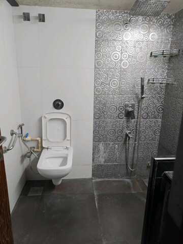 Bathroom in 2 BHK Apartment at Ajmera Beverly Hills and Royal Empire, Andheri West – for Rent