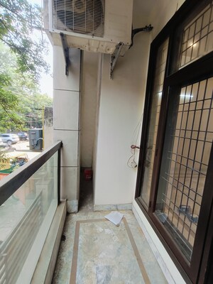 Balcony in 2 BHK Builder Floor at Malviya Nagar – for Rent