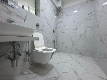 Bathroom in 2 BHK Apartment at DLH Orchid, Andheri West – for Rent