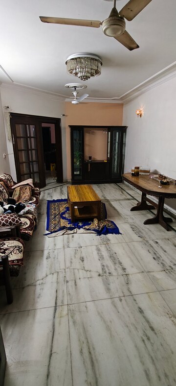 Living Room in 3 BHK Builder Floor at Malviya Nagar – for Sale