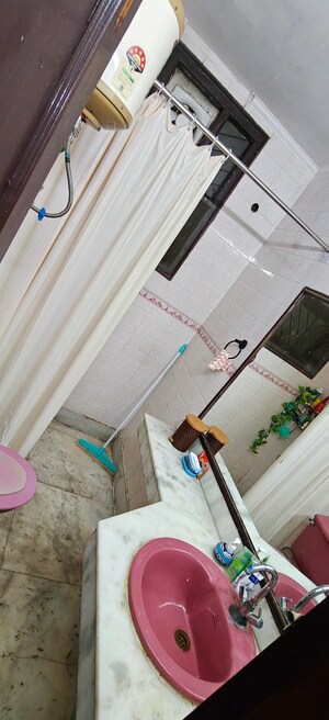 Bathroom in 3 BHK Builder Floor at Malviya Nagar – for Sale