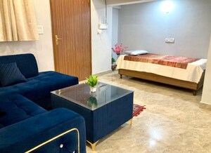 Living Room in 2 BHK Builder Floor at Malviya Nagar – for Rent