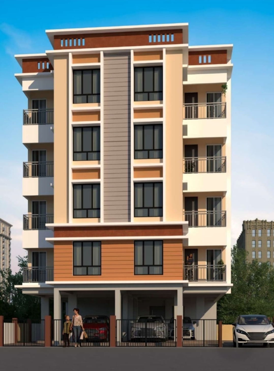 3 BHK + Study Room Apartment For Sale in New Town