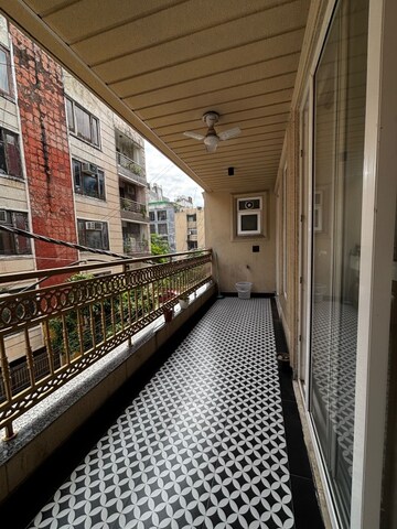 Balcony in 2 BHK Apartment at Freedom Fighters Enclave – for Rent