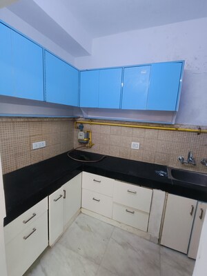 Kitchen in 2 BHK Builder Floor at Malviya Nagar – for Rent