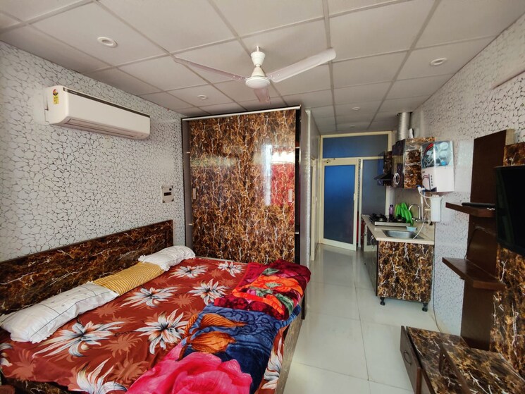 Bedroom, royal-oxford-street 1 Bedroom 600 Sq.Ft. Builder Floor In Ambala Highway Zirakpur 9073159