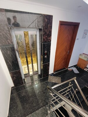 Staircase in 3 BHK Builder Floor at Malviya Nagar – for Rent