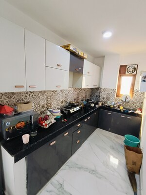 Kitchen in 3 BHK Builder Floor at Malviya Nagar – for Rent