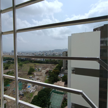 Balcony in 2 BHK Apartment at Pantheon Acorn Park Phase 1, Mumbai Bangalore Highway – for Rent
