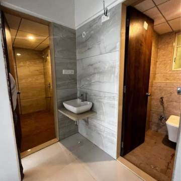 Bathroom in 1 BHK Apartment at Aastha Legacy Avenue, Bhagwan Nagar – for Rent
