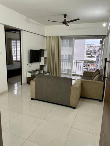 Living Room in 2 BHK Apartment at Wakad – for Rent