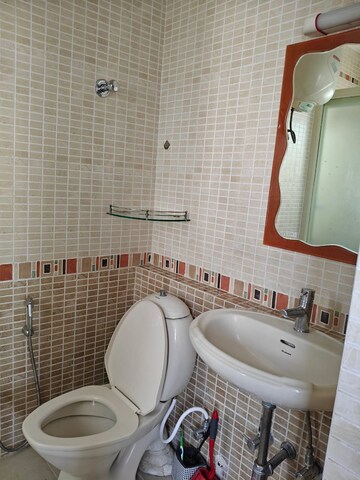 Bathroom in 3 BHK Apartment at LnT Realty South City, Bannerghatta Road – for Rent