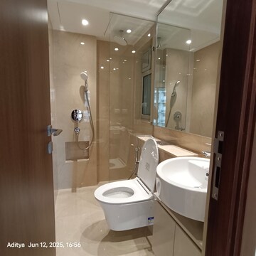 Bathroom in 3 BHK Apartment at Hiranandani Highland, Powai – for Rent