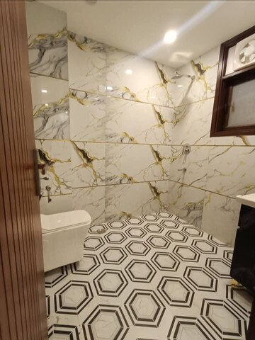 Bathroom in 3 BHK Builder Floor at Saket – for Rent