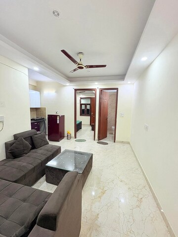 Living Room in 2 BHK Builder Floor at Saket – for Rent