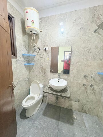 Bathroom in 2 BHK Builder Floor at Saket – for Rent