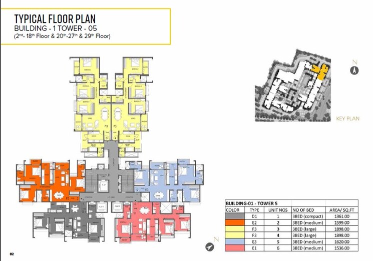 Floor Plan, avalon-park-at-the-prestige-city 3.5 Bedroom 1898 Sq.Ft. Apartment In Sarjapur Road Bangalore 9073263