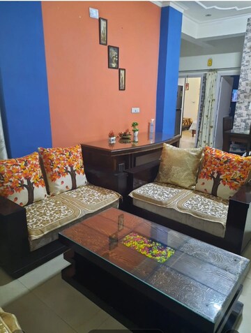 Living Room in 3 BHK Builder Floor at Dhakoli – for Sale