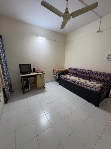 Bedroom in 1 BHK Apartment at Saudamini CHS, Kothrud – for Rent