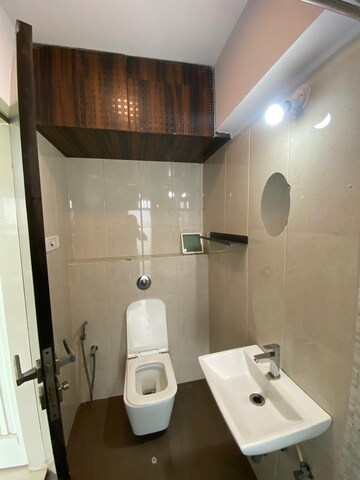 Bathroom in 2 BHK Apartment at Deepak Residency, Vile Parle West – for Rent