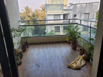 Balcony in 2.5 BHK Apartment at Yash Apartments Model Colony, Model Colony – for Rent