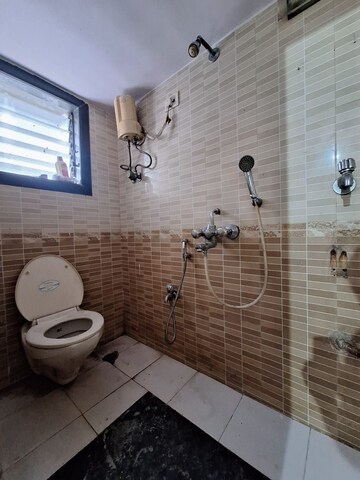 Bathroom in 2.5 BHK Apartment at Mansarovar CHS, Vashi Sector 14 – for Rent