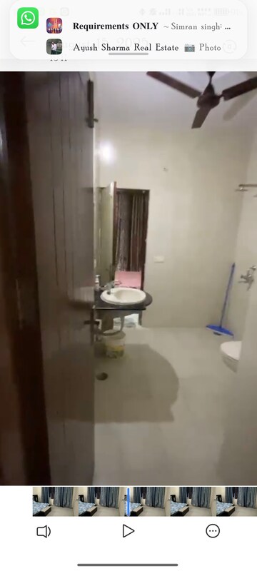Bathroom in 2 BHK Builder Floor at Huda CGHS, Sector 56 – for Rent