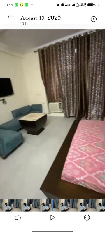 Bedroom in 2 BHK Builder Floor at Huda CGHS, Sector 56 – for Rent