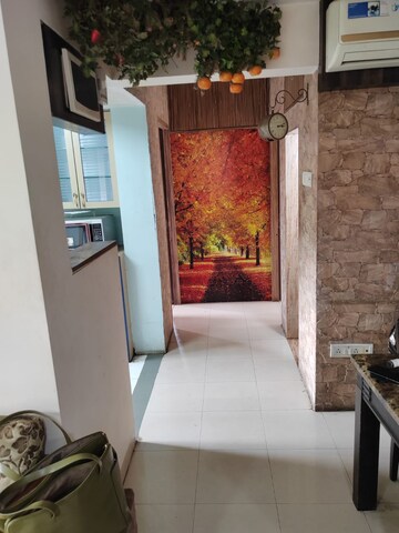 Balcony in 2 BHK Apartment at Vijay Nagari Annex, Waghbil – for Rent