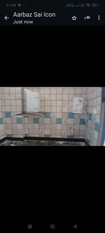 Bathroom in 2 BHK Apartment at Paradise Sai Icon, Kharghar – for Rent