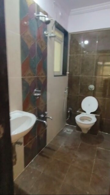Bathroom in 1 BHK Apartment at Cosmos Orchid, Ghodbunder Road – for Rent