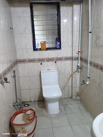 Bathroom in 2 BHK Apartment at Shivalik Heights, Tingre Nagar – for Rent